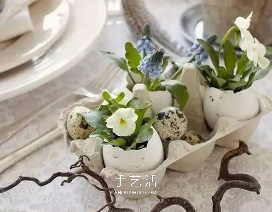 雞蛋殼怎么做花盆圖片 帶來插花般的藝術美感 -  itrip.net.cn