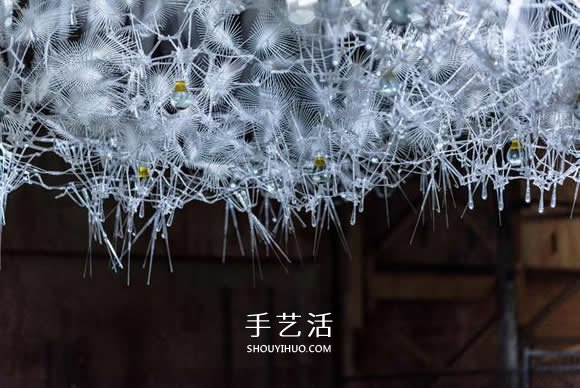 被凍結的魔法冰束 巨型亞克力仿雪花結晶裝置 -  itrip.net.cn