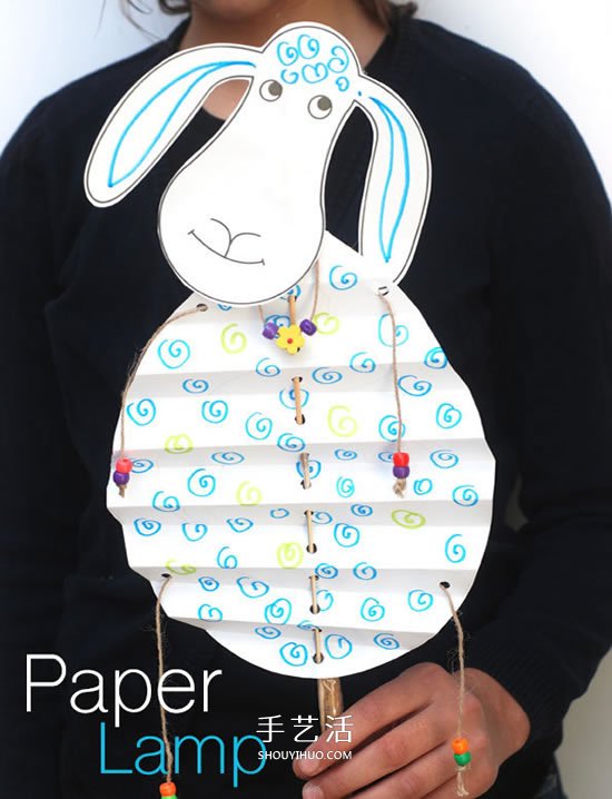 幼兒手工制作小羊羔 用紙做小羊的方法圖解 -  itrip.net.cn