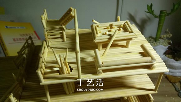 古代戰(zhàn)船模型手工制作 純以一次性筷子完成 -  itrip.net.cn