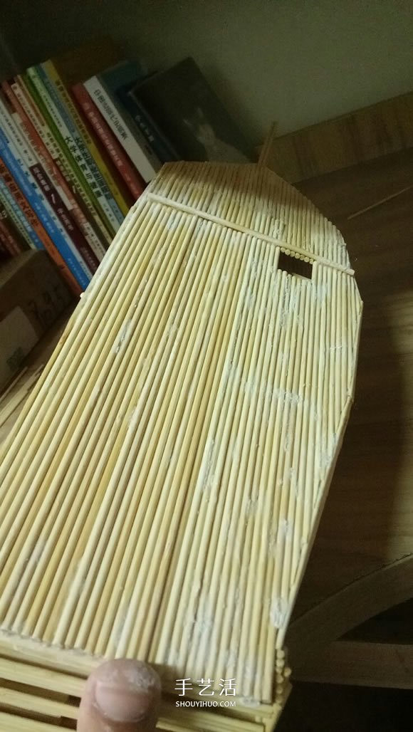 古代戰(zhàn)船模型手工制作 純以一次性筷子完成 -  itrip.net.cn