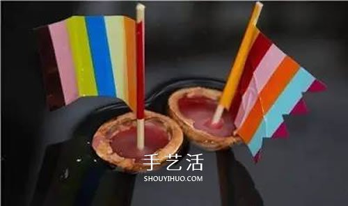核桃殼廢物利用做小船 簡單核桃殼帆船DIY -  itrip.net.cn