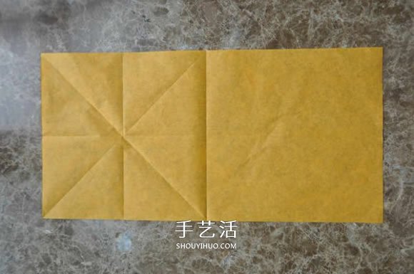 手工折紙大黃鴨的步驟 黃色鴨子的折法圖解 -  itrip.net.cn