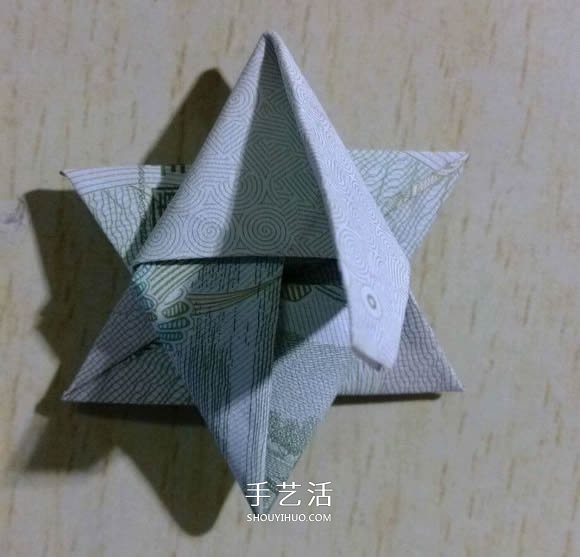 一元紙幣折紙六角星 復(fù)雜紙幣六角星星折法 -  itrip.net.cn