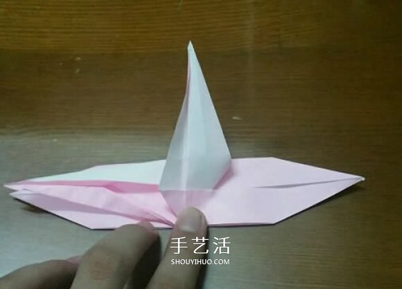 揚(yáng)帆帆船的折法圖解 折紙古代帆船的步驟圖 -  itrip.net.cn