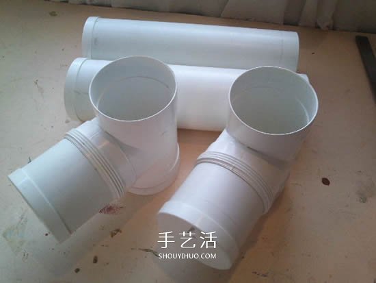 自制T型管道飼料器教程 雞的喂食器做法圖解 -  itrip.net.cn