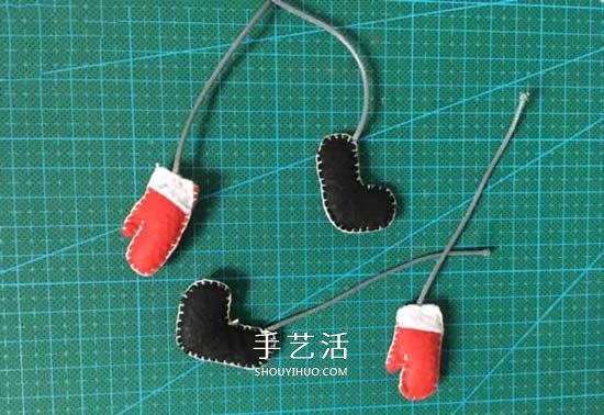 不織布制作圣誕老人包包 布藝卡通圣誕包做法 -  itrip.net.cn