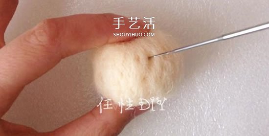 羊毛氈戳圓球的方法 最簡單的基礎(chǔ)教程圖解 -  itrip.net.cn