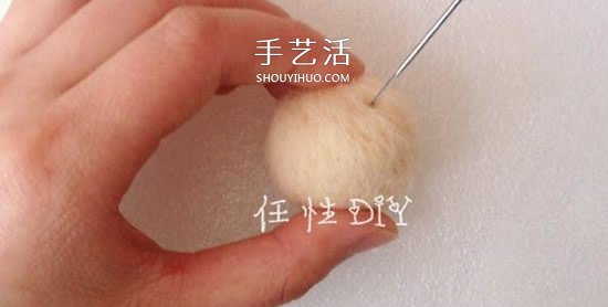 羊毛氈戳圓球的方法 最簡單的基礎(chǔ)教程圖解 -  itrip.net.cn