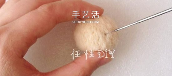 羊毛氈戳圓球的方法 最簡單的基礎(chǔ)教程圖解 -  itrip.net.cn