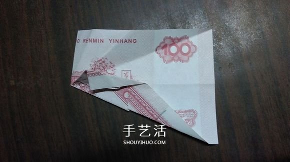 五瓣蓮的折紙方法圖解 紙幣折五瓣蓮的步驟 -  itrip.net.cn