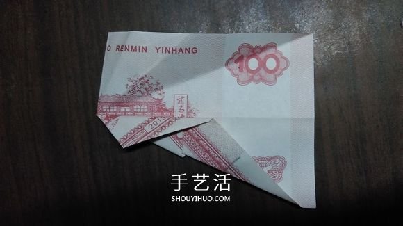 五瓣蓮的折紙方法圖解 紙幣折五瓣蓮的步驟 -  itrip.net.cn