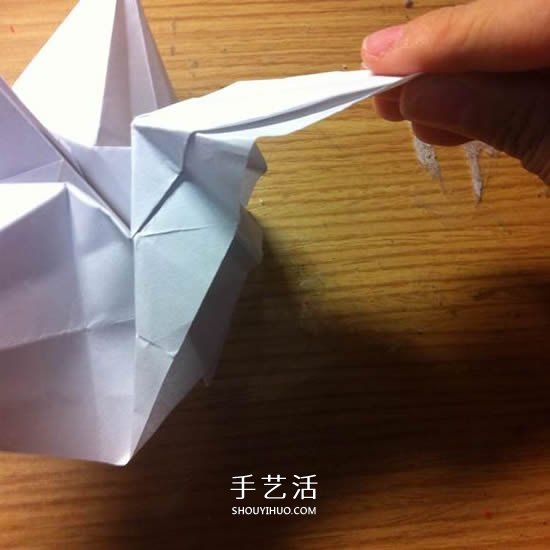 千紙鶴收納盒怎么折 折紙可做收納盒的千紙鶴 -  itrip.net.cn