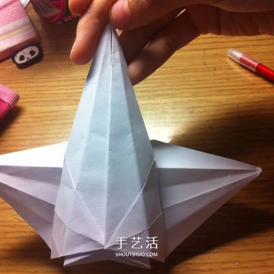 千紙鶴收納盒怎么折 折紙可做收納盒的千紙鶴 -  itrip.net.cn