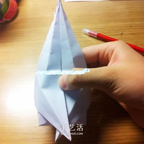 千紙鶴收納盒怎么折 折紙可做收納盒的千紙鶴 -  itrip.net.cn