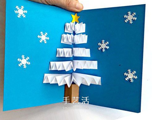 圣誕樹(shù)立體賀卡做法 手工立體圣誕樹(shù)賀卡制作 -  itrip.net.cn