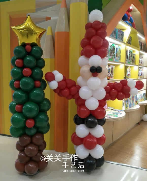 給孩子的圣誕禮物：手拿氣球圣誕老人的做法 -  itrip.net.cn