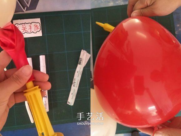 給孩子的圣誕禮物：手拿氣球圣誕老人的做法 -  itrip.net.cn