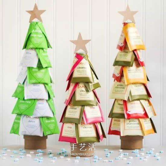 內(nèi)藏禮物的圣誕樹DIY 創(chuàng)意紙杯圣誕樹制作 -  itrip.net.cn