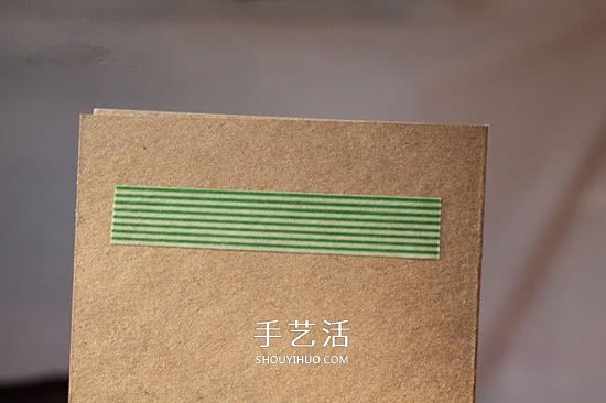 用膠帶紙貼出圣誕賀卡 最簡(jiǎn)單圣誕節(jié)賀卡DIY -  itrip.net.cn