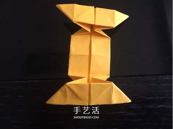 怎樣折糖果型的盒子 糖果造型盒子的折法圖解 -  itrip.net.cn