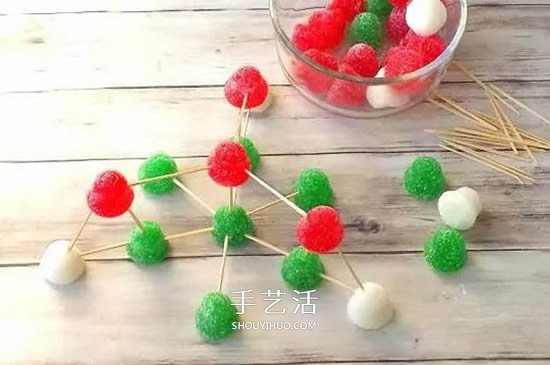 親子益智小游戲：用軟糖和牙簽搭建圣誕樹(shù) -  itrip.net.cn
