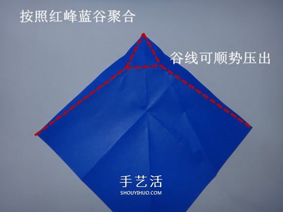 企鵝母子的折法圖解 一張紙折兩只企鵝步驟 -  itrip.net.cn