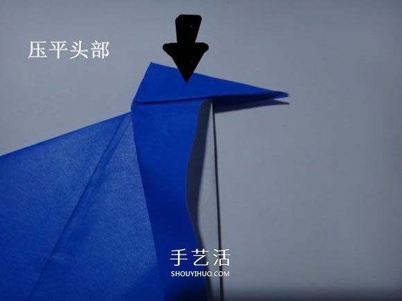 企鵝母子的折法圖解 一張紙折兩只企鵝步驟 -  itrip.net.cn