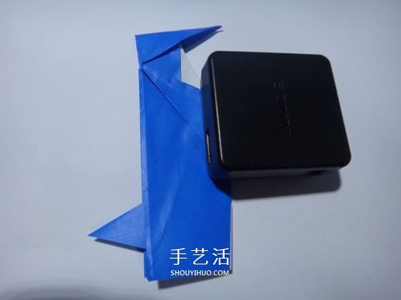 企鵝母子的折法圖解 一張紙折兩只企鵝步驟 -  itrip.net.cn