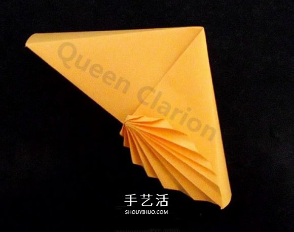 樹葉紙盒的折法圖解 帶葉子蓋子折紙方法 -  itrip.net.cn