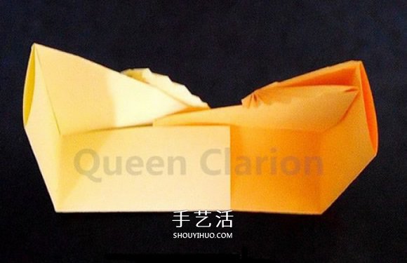 樹葉紙盒的折法圖解 帶葉子蓋子折紙方法 -  itrip.net.cn