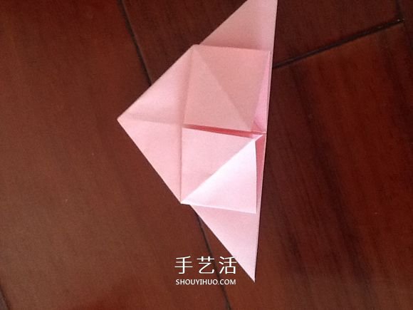 小清新旋轉(zhuǎn)玫瑰的折法 帶圖解和實拍步驟 -  itrip.net.cn