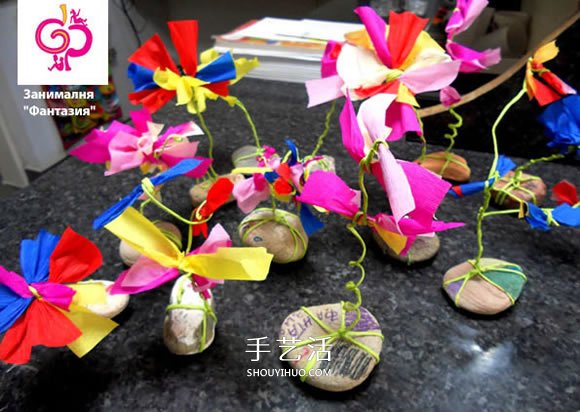 幼兒皺紋紙手工花制作 最簡(jiǎn)單皺紋紙花的做法 -  itrip.net.cn