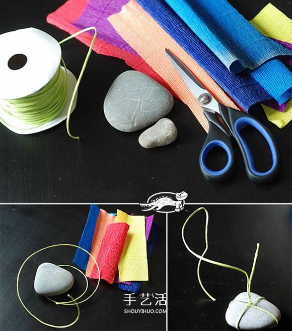 幼兒皺紋紙手工花制作 最簡(jiǎn)單皺紋紙花的做法 -  itrip.net.cn