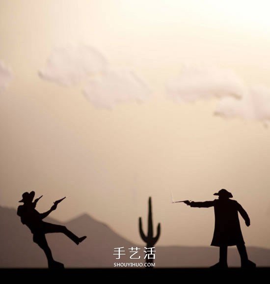 充滿魅力的卡紙剪紙 DIY生動的剪影照片 -  itrip.net.cn