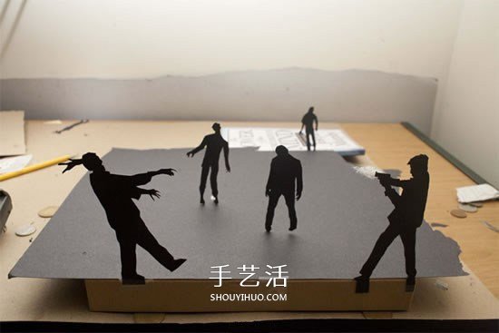 充滿魅力的卡紙剪紙 DIY生動的剪影照片 -  itrip.net.cn