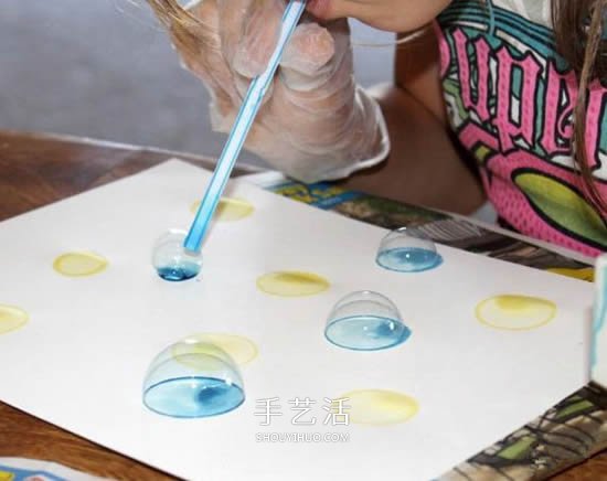 創(chuàng)意新年賀卡DIY 用肥皂泡泡畫出美麗圖案 -  itrip.net.cn
