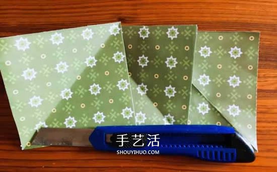 卷紙筒廢物利用 和紙花一起做漂亮圣誕花環(huán) -  itrip.net.cn