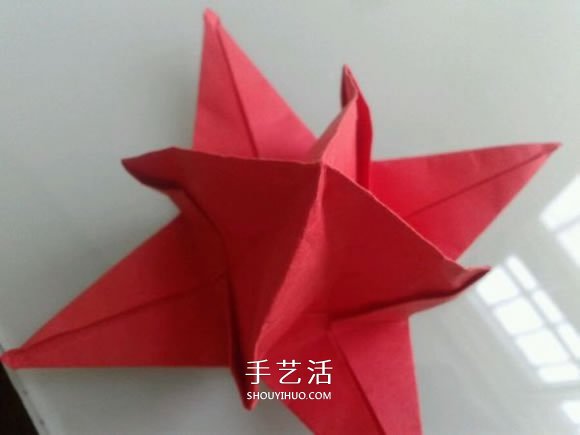 折紙花的教程之漂亮雙繽玫瑰的折法圖解 -  itrip.net.cn