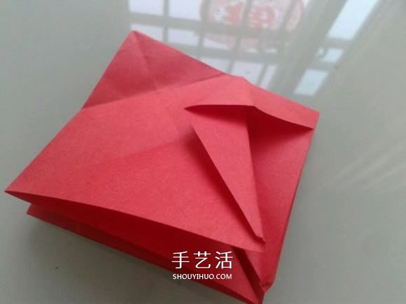 折紙花的教程之漂亮雙繽玫瑰的折法圖解 -  itrip.net.cn