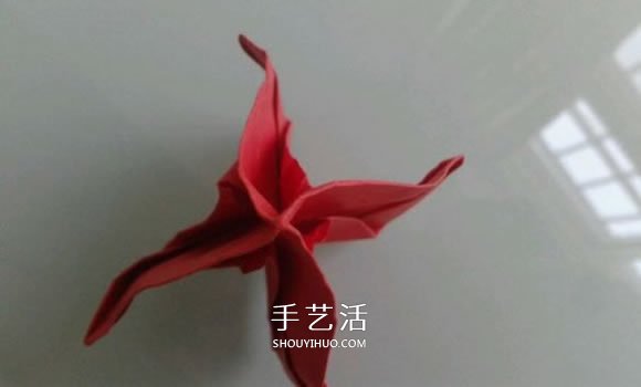 折紙花的教程之漂亮雙繽玫瑰的折法圖解 -  itrip.net.cn