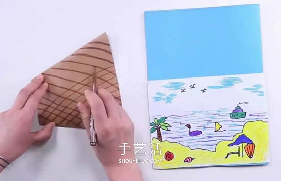 畫畫又剪貼 夏日檸檬茶、冰激凌手工制作 -  itrip.net.cn