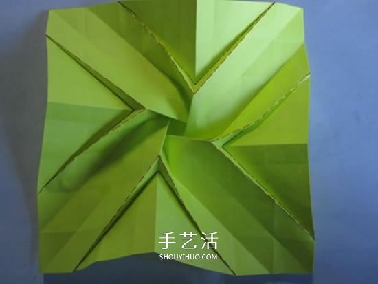 原創(chuàng)紙玫瑰花的折紙圖解 步驟過程非常詳細 -  itrip.net.cn