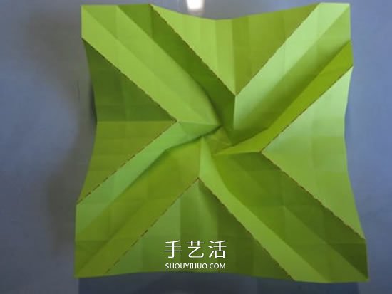 原創(chuàng)紙玫瑰花的折紙圖解 步驟過程非常詳細 -  itrip.net.cn