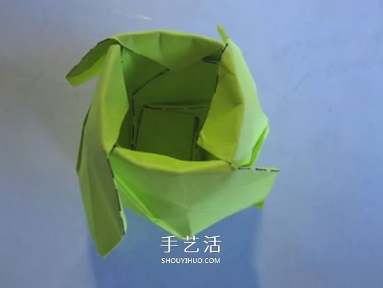 原創(chuàng)紙玫瑰花的折紙圖解 步驟過程非常詳細 -  itrip.net.cn