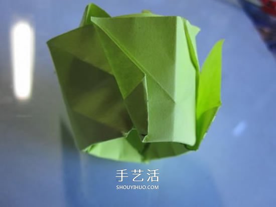 原創(chuàng)紙玫瑰花的折紙圖解 步驟過程非常詳細 -  itrip.net.cn