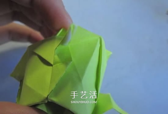 原創(chuàng)紙玫瑰花的折紙圖解 步驟過程非常詳細 -  itrip.net.cn