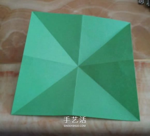 簡單手工折紙盒子圖解 漂亮的正方形紙盒折法 -  itrip.net.cn