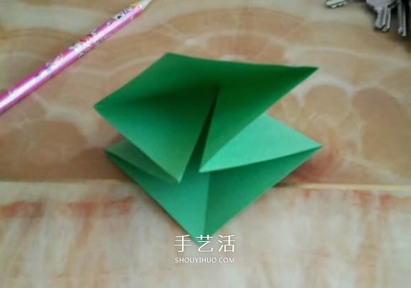 簡單手工折紙盒子圖解 漂亮的正方形紙盒折法 -  itrip.net.cn