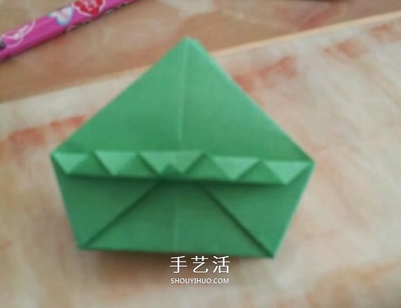 簡單手工折紙盒子圖解 漂亮的正方形紙盒折法 -  itrip.net.cn